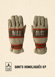 MX GLOVES KP - WILD DUST WHITE