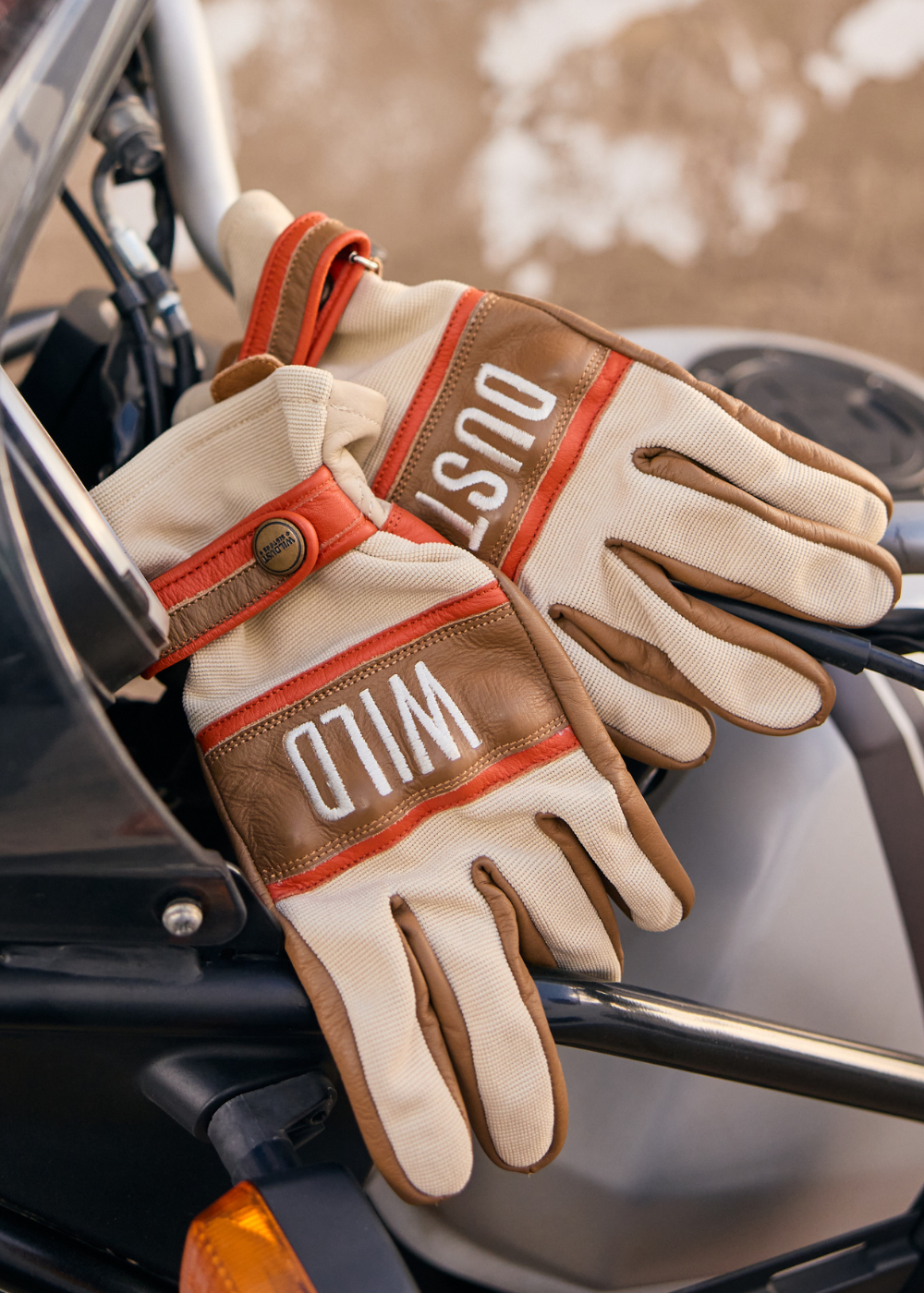 MX GLOVES KP - WILD DUST WHITE