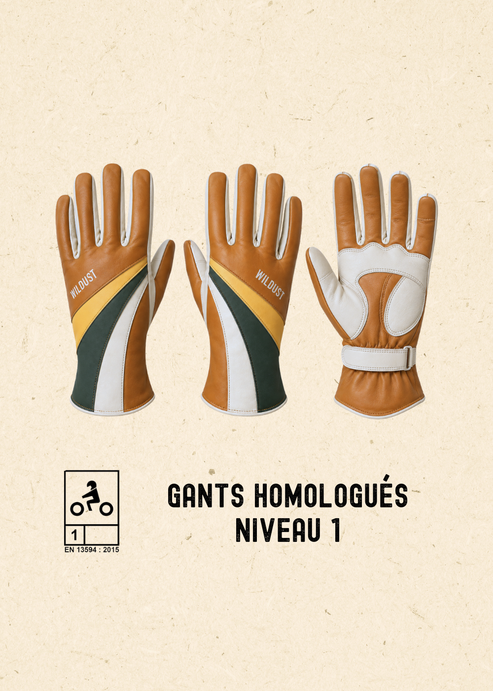 GANTS 70'S STRIPES - CAMEL
