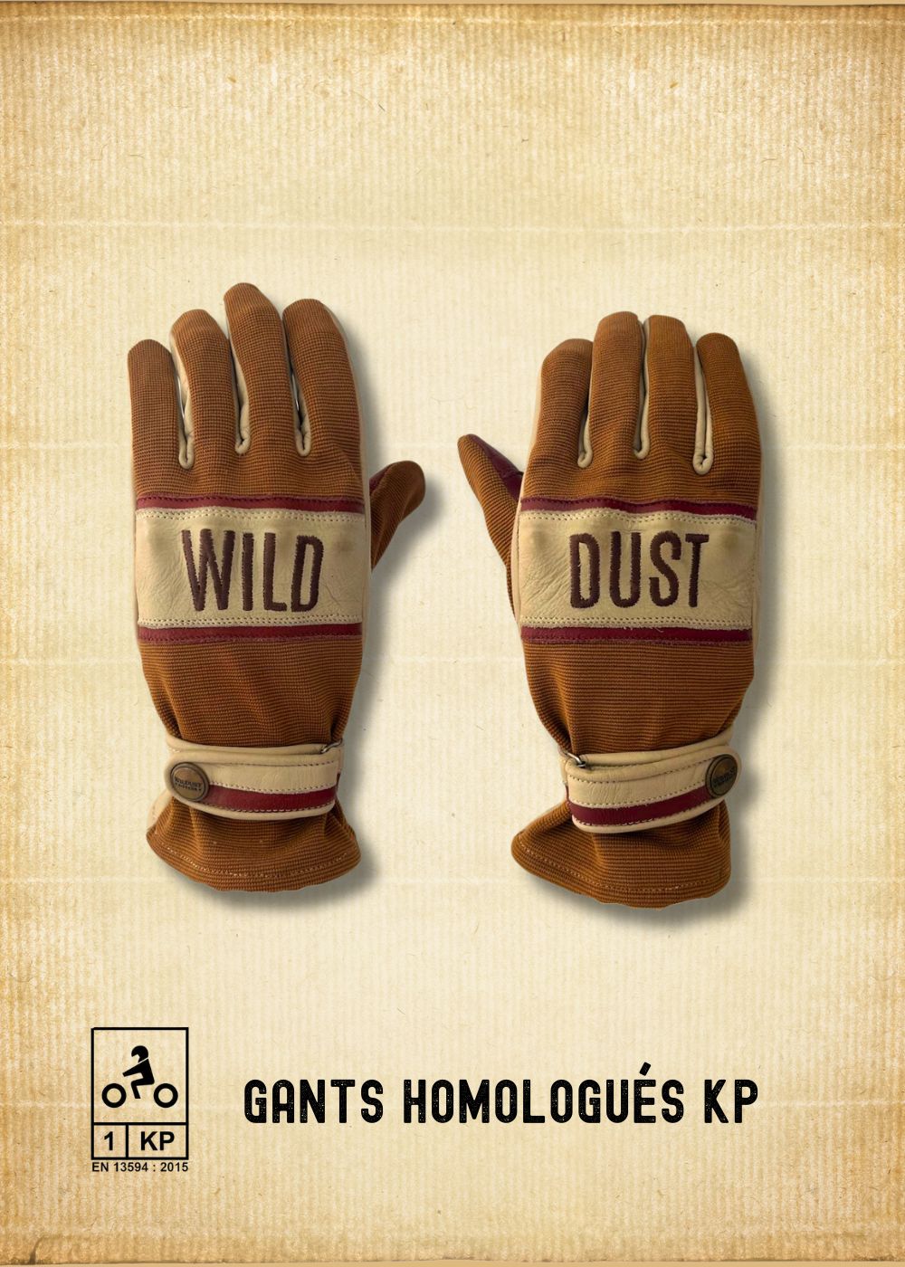 MX GLOVES KP - WILD DUST CAMEL