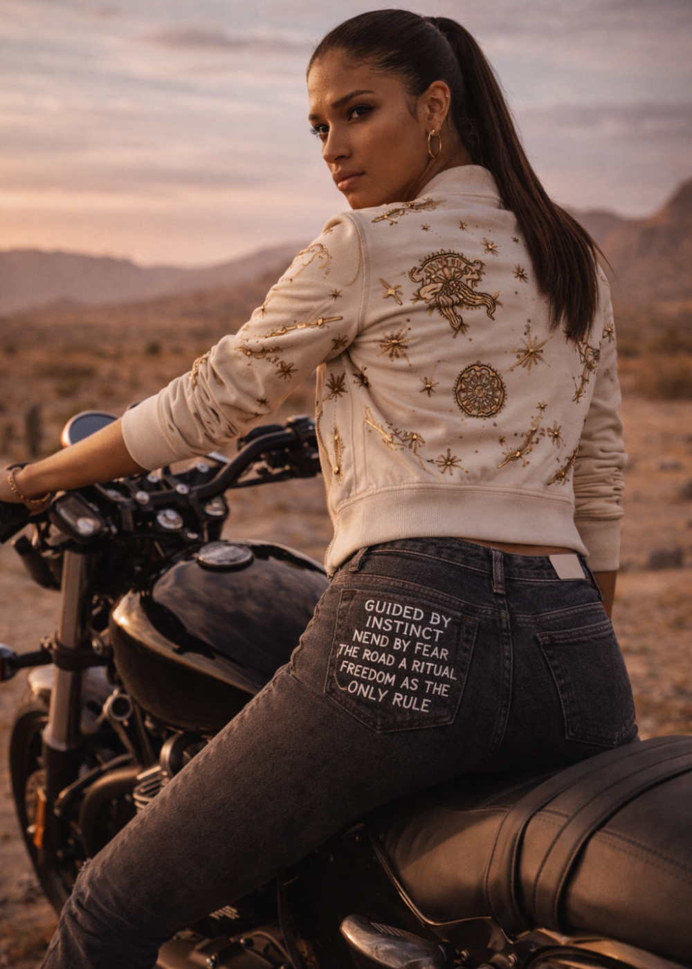 MOTORCYCLE JEANS - HIGHWAY HONEY