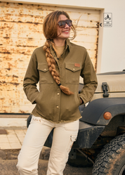 MAVERICK MOTORCYCLE JACKET - KHAKI
