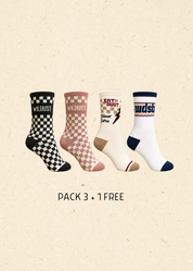 PACK CHAUSSETTES - CHECKERBOARD