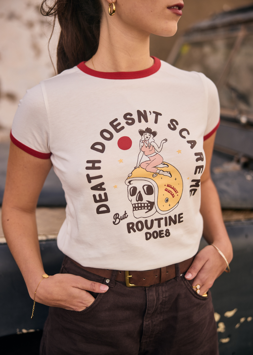 RINGER SHIRT - SCARY ROUTINE