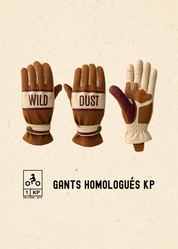 SCRAMBLER GLOVES KP - WILD DUST CAMEL