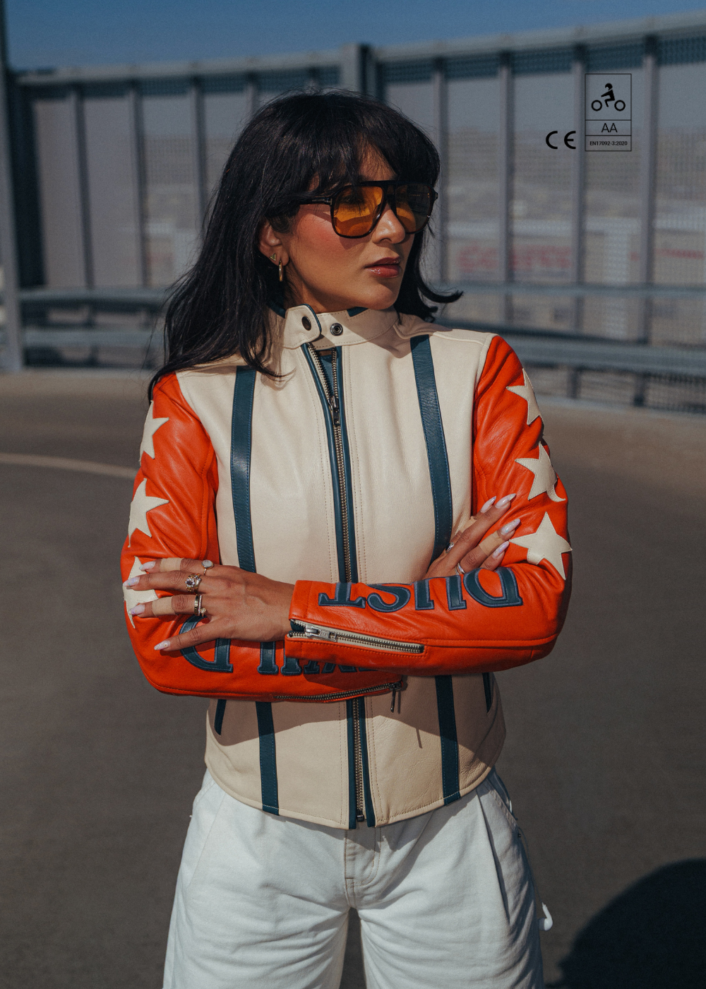 VESTE STARS & STRIPES - BRICK