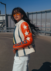 VESTE STARS & STRIPES - BRICK
