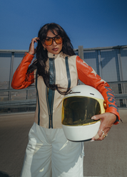 VESTE STARS & STRIPES - BRICK