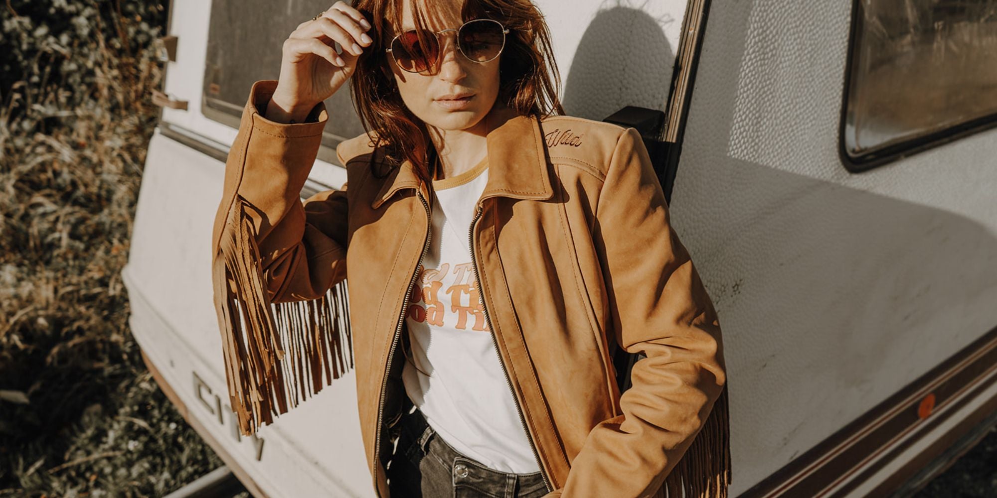 LEATHER MOTO JACKET - APACHE