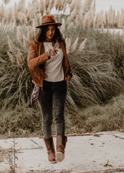 LEATHER MOTO JACKET - APACHE