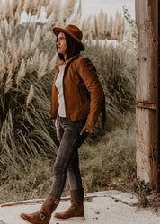 LEATHER MOTO JACKET - APACHE