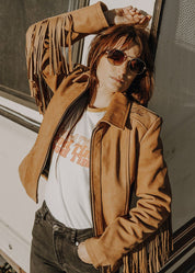 LEATHER MOTO JACKET - APACHE