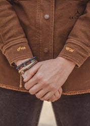 MAVERICK MOTORCYCLE JACKET - KHAKI