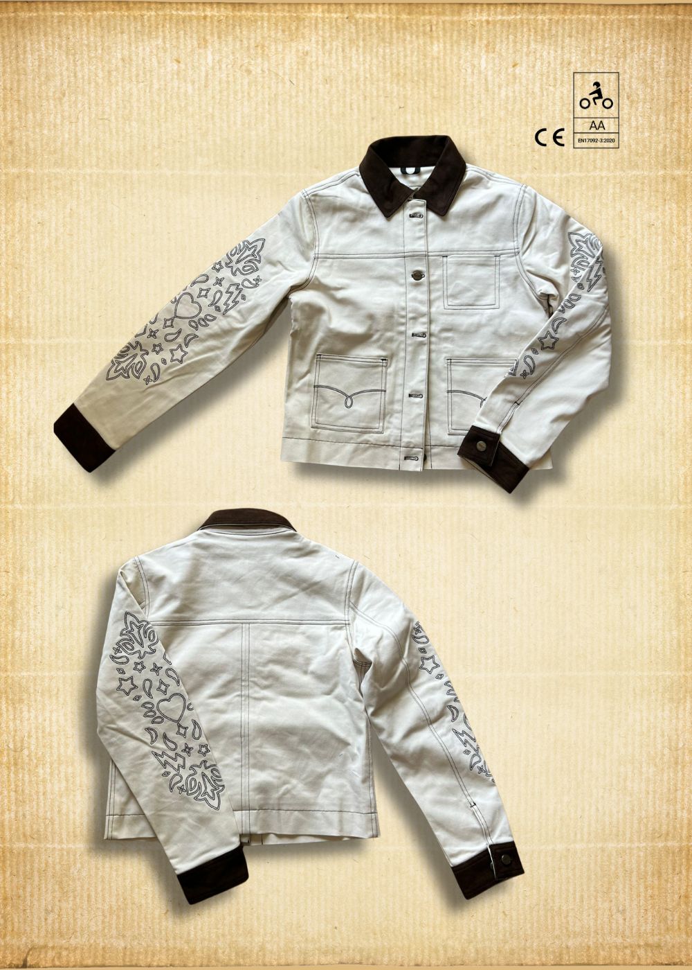 PIONEER MOTORCYCLE JACKET - WESTERN