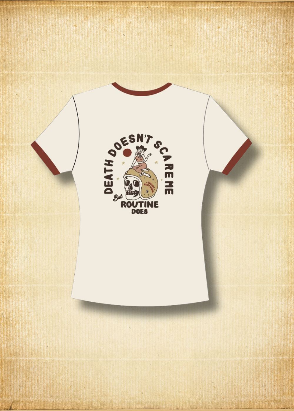 RINGER SHIRT - SCARY ROUTINE