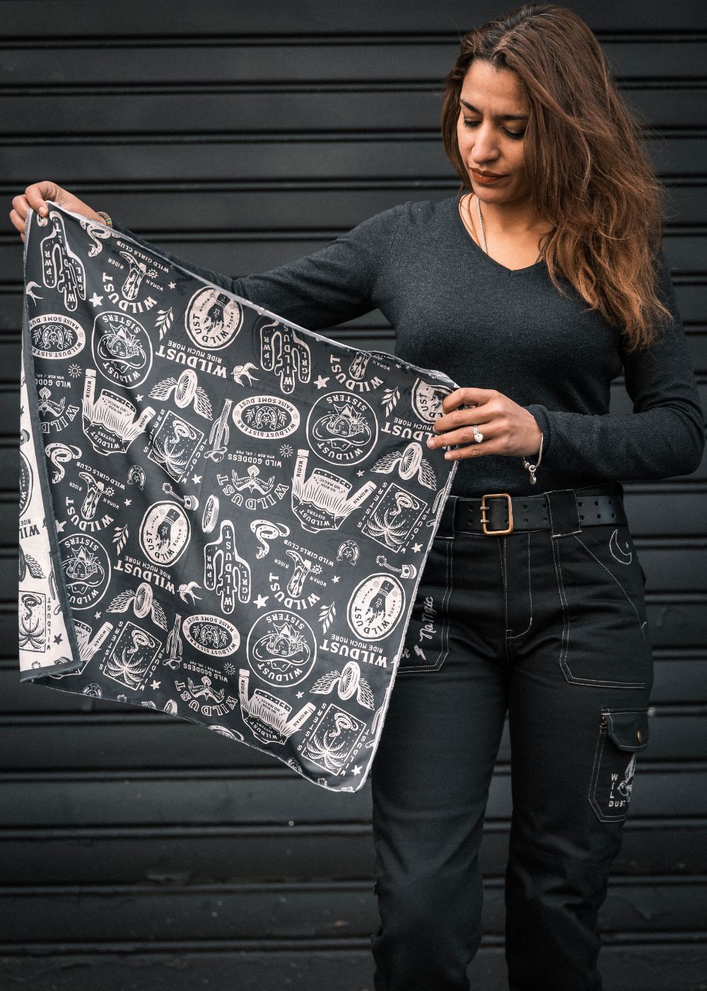 FOULARD MOTO -  WILD SPIRIT GREY