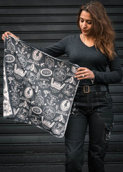 FOULARD MOTO -  WILD SPIRIT GREY