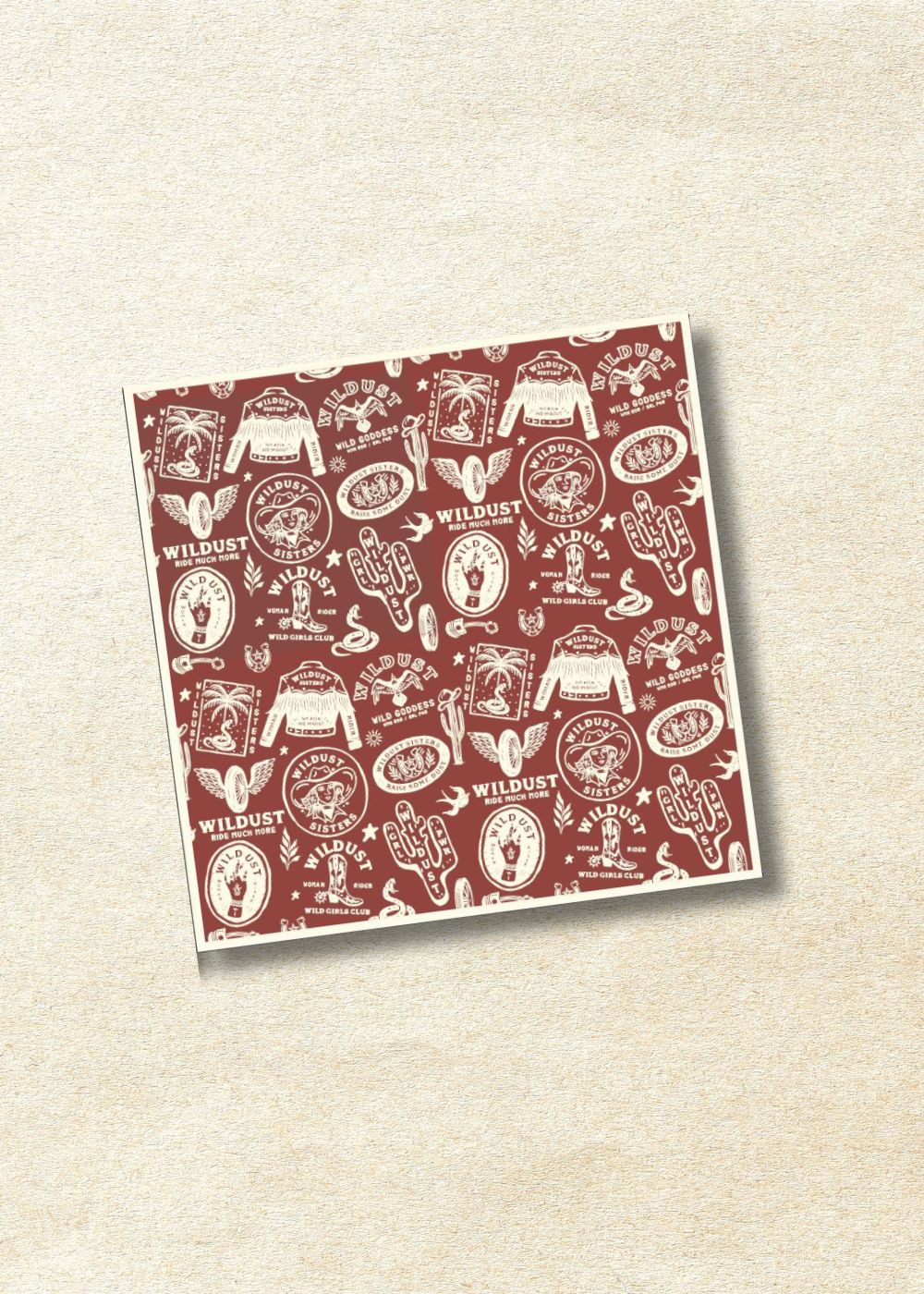 MOTO SCARF - WILD SPIRIT RED
