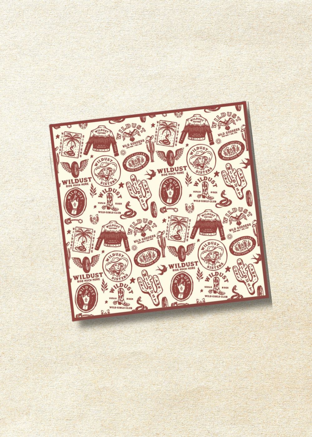 MOTO SCARF - WILD SPIRIT RED